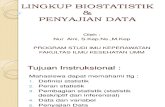 Lingkup Biostatistik & Penyajian Data-kss Gnp 2012-2013
