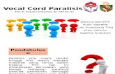 Vocal Cord Paralisis