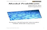 Modul Praktikum Algoritma dan Pemrograman Modul Praktikumstiki- Modul Praktikum Algoritma dan Pemrograman