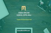 Aneka Macam Sandal Hotel Bali
