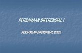 PERSAMAAN DIFERENSIAL I - ... PERSAMAAN DIFERENSIAL LINEAR Definisi: Suatu persamaan diferensial linear
