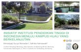 INISIATIF INSTITUSI PENDIDIKAN TINGGI DI INDONESIA .1. Mengetahui bagaimana inisiatif institusi pendidikan