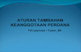 Aturan Tambahan Anggota Perdana  TVI Planner