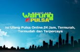 Warung Pulsa - Beli Pulsa, Token PLN dan Voucher Games Online 24 Jam