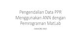 Pengendalian Data PPR Menggunakan ANN Dengan Pemrograman MatLab