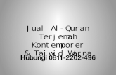 0811-2202-496 || Jual Al Quran Terjemahan Almuasir Lengkap