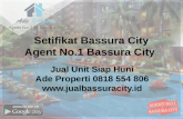 Setifikat bassura city 0812 2887 806 Agent Terpercaya