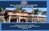 Pedoman Akademik Program Doktor - Universitas Udayana Pedoman Akademik Program Doktor Pascasarjana Unud