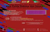 poster bulan bahasa cadangan - Badan Pengembangan dan ... Bulan Bahasa dan Sastra 2019 Kuis Pelita Bahasa