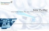 Solar Purifier Market : Industry Outlook by 2027