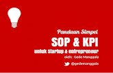 Panduan Simpel SOP&KPI untuk startup dan entrepreneur