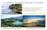 4 Tempat wisata favorit di Jawa