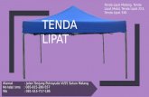 Rental Tenda Malang, Tenda Cafe Malang, Tenda Promosi Malang, 085-815-280-557
