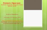 Sistem Operasi:   Arsitektur komputer, Pengantar Sistem Operasi dan Kernel