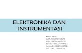 ELEKTRONIKA DAN   Pengenalan Instrumentasi, Review DFA Instrumentasi ... perbedaan sruktur dasar dari zener, melainkan mirip dengan dioda. Tetapi