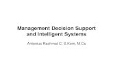 Management Decision Support and Intelligent Systems