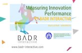 Measuring innovation performance ; badr interactive