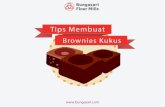 Tips membuat brownies kukus