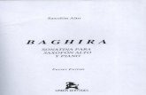 Baghira (Sonata Para Saxofon Alto y Piano)