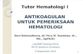 Antikoagulan Untuk Pemeriksaan Hematologi