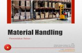 Material Handling - .e-mail : debrina@ub.ac.id 6 . Material Handling Material Handling atau Perpindahan
