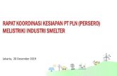 RAPAT KOORDINASI KESIAPAN PT PLN (PERSERO ... ... TARIF INDONESIA DIBANDINGKAN TARIF ASEAN OKTOBER 2019