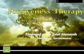 Forgiveness therapy