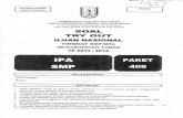 Naskah Soal Tryout Ujian Nasional IPA SMP Kab Tuban Tahun 2014 Paket 409