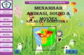 Menambah animasi, sound & movies bab4