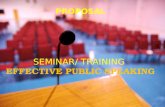 Proposal public speaking