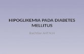 Hipoglikemia Pada Diabetes Mellitus