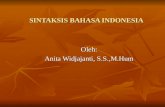 Sintaksis bahasa indonesia