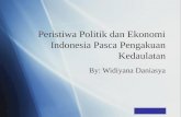 Peristiwa Politik dan Ekonomi Indonesia Pasca Pengakuan Kedaulatan