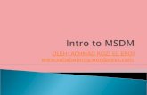 Intro to MSDM