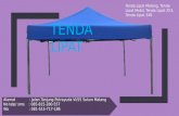 Rental tenda malang, tenda cafe malang, tenda promosi malang, 085 815-280-557