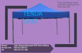 Sewa tenda, jual tenda, harga tenda, 085 815-280-557