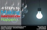 4 steps to making innovation happen