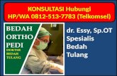 Telp/WA 0812-513-7783 (Tsel), Ahli Tulang Patah Banjarmasin dr Essy SpOT